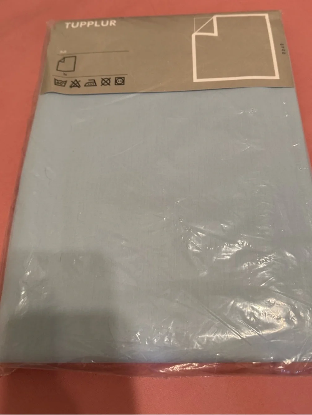 4 x 36$ PROMOTION Light Blue Flat Sheet, 100% Cotton